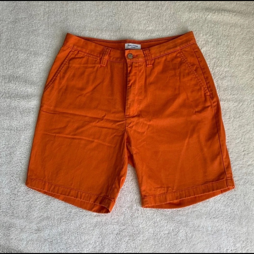 Orange Nautica Shorts